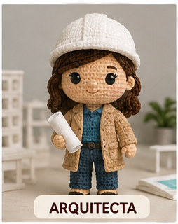 Arquitecta amigurumi