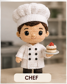 Chef amigurumi