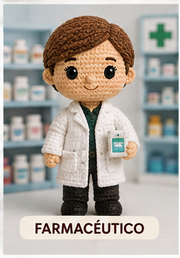 Farmacéutico amigurumi