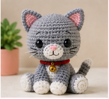 Gato amigurumi