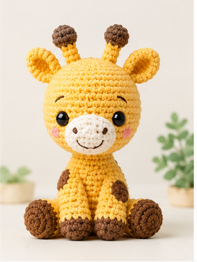 Jirafa amigurumi