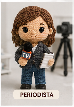 Periodista amigurumi