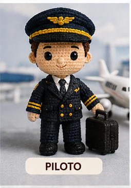Piloto amigurumi