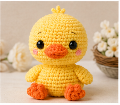 Pollito amigurumi