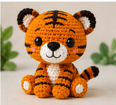 Tigre amigurumi