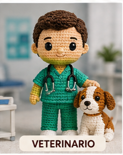 Veterinario amigurumi